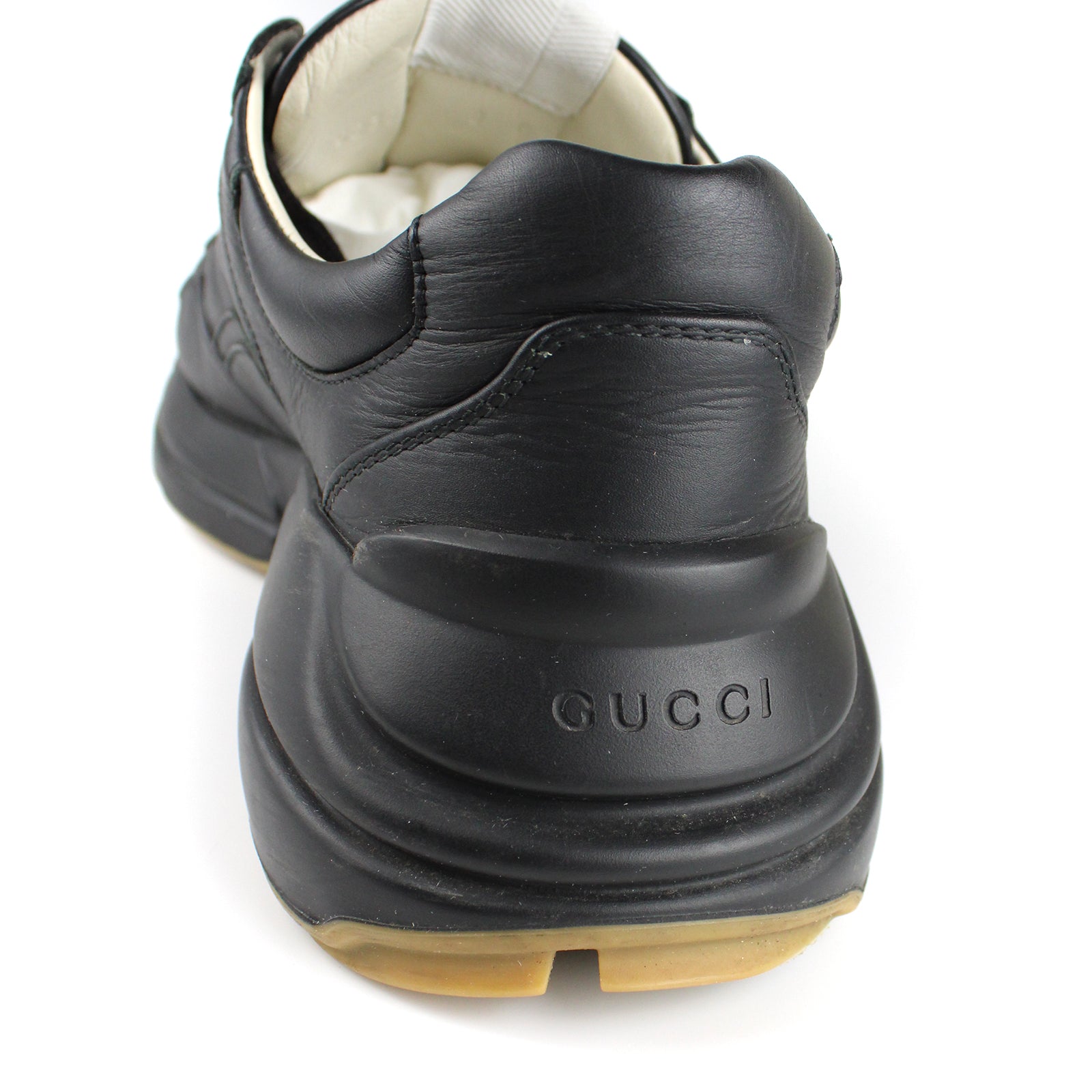 GUCCI - Rython leather sneakers (T42)