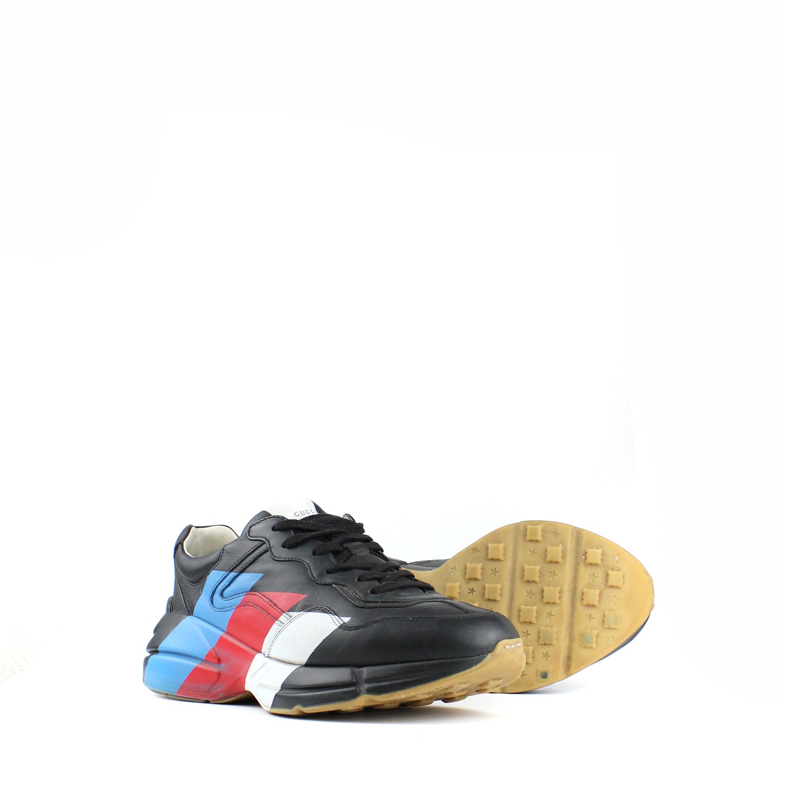 GUCCI - Rython leather sneakers (T42)
