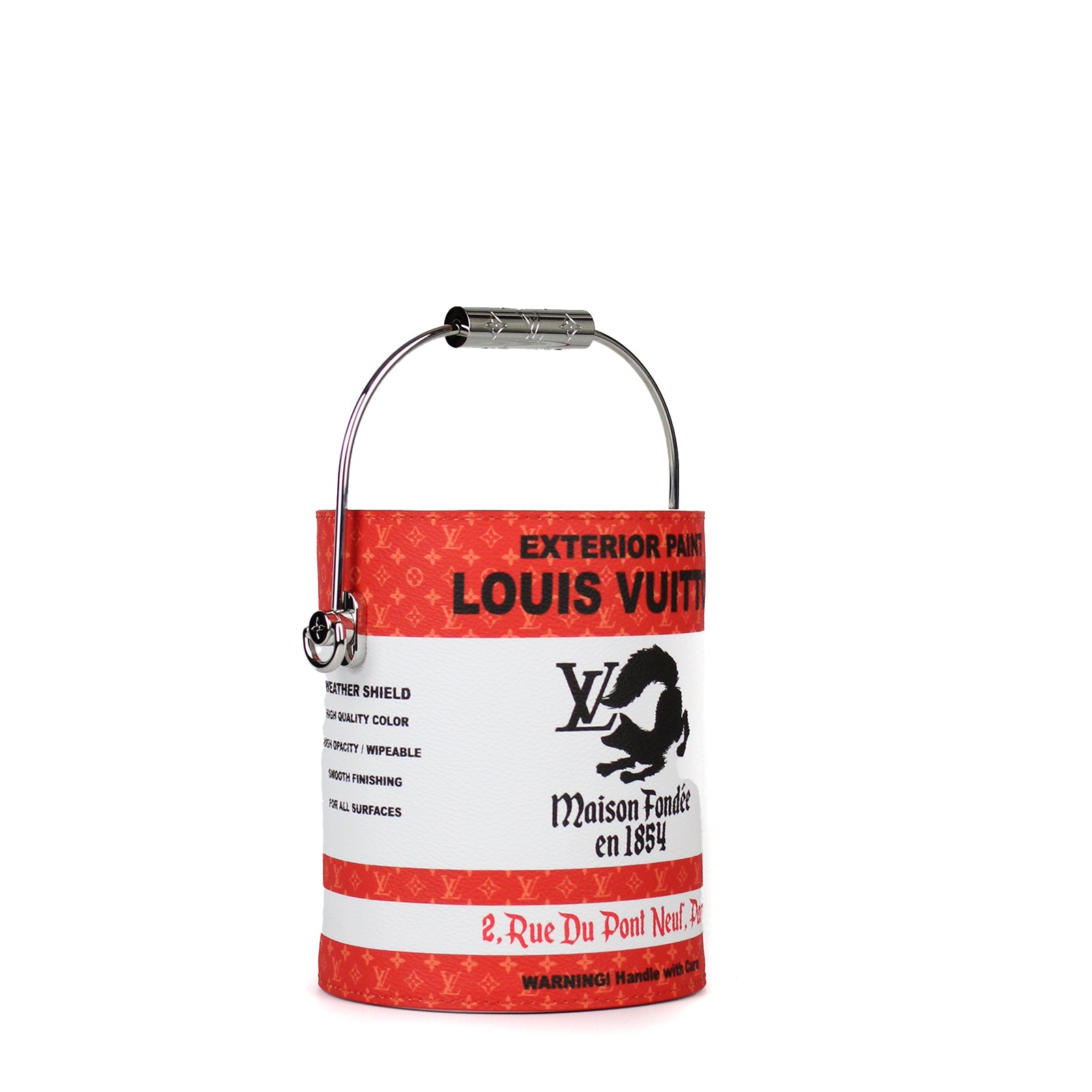 LOUIS VUITTON - Sac LV Paint Can rouge