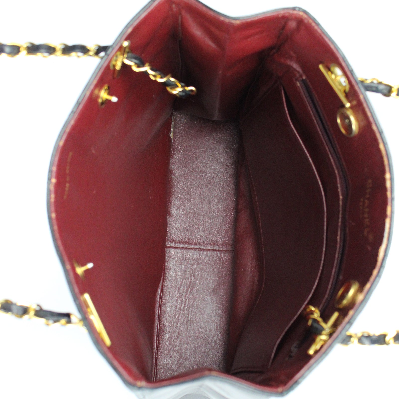 CHANEL - Sac cabas plat vintage