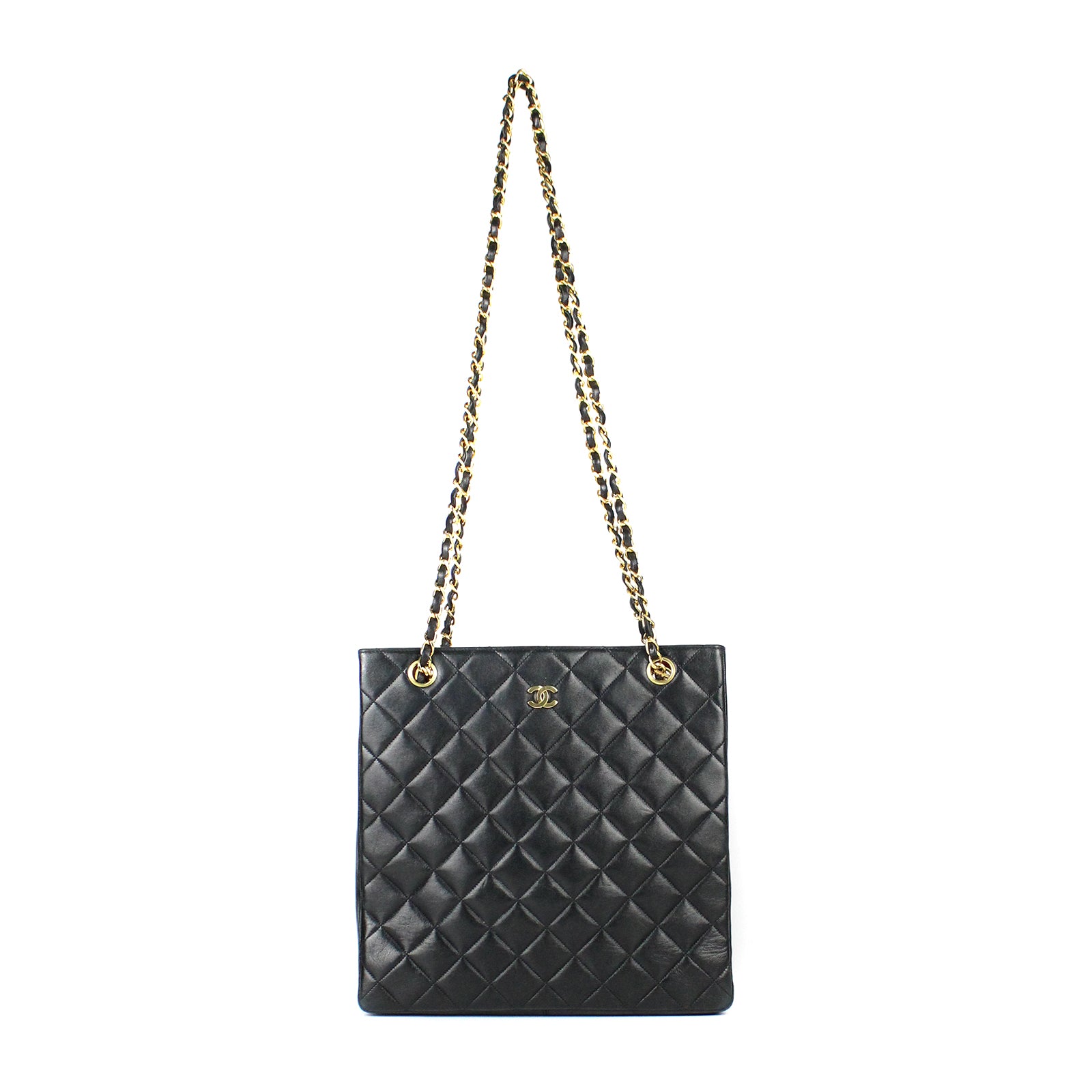 CHANEL - Sac cabas plat vintage