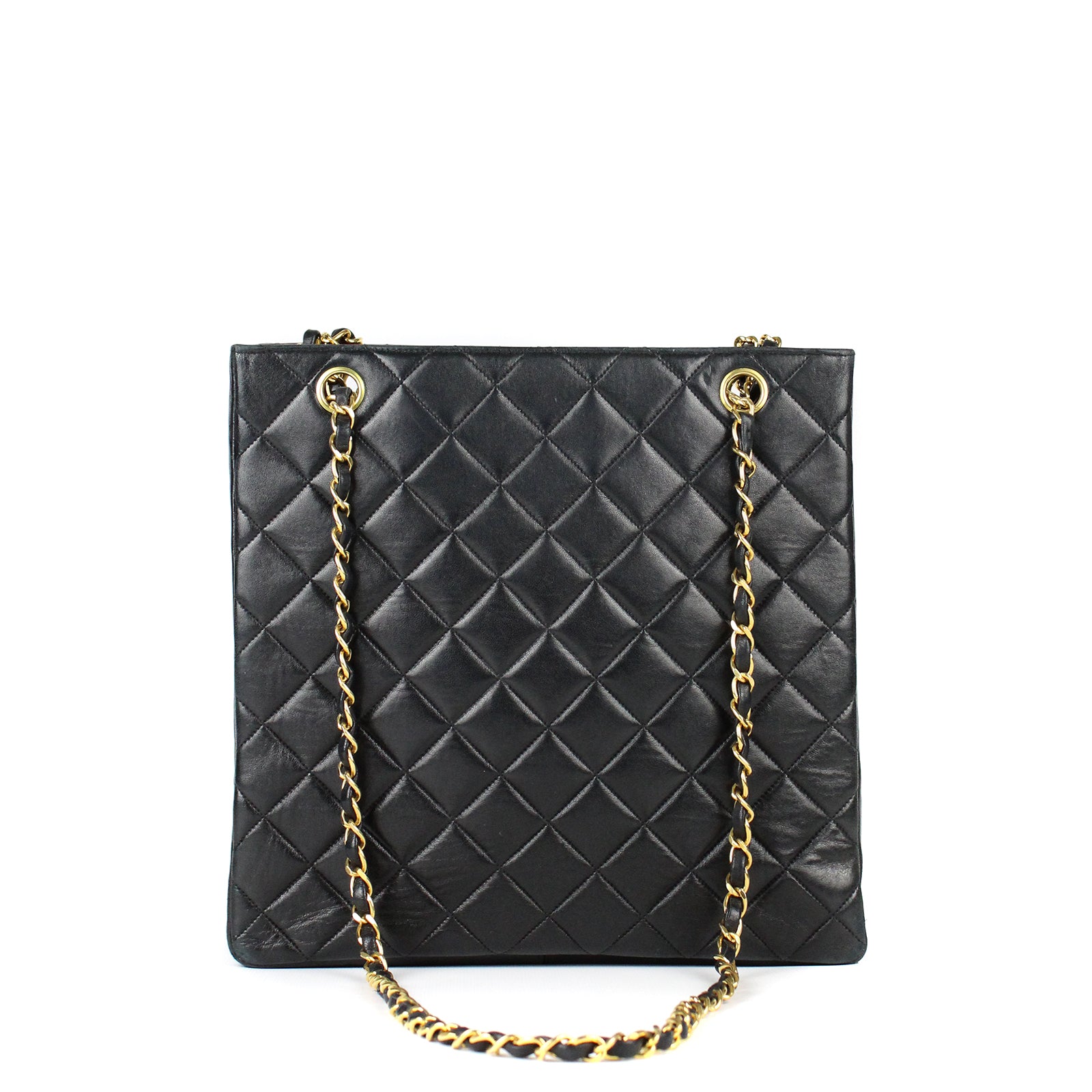 CHANEL - Sac cabas plat vintage
