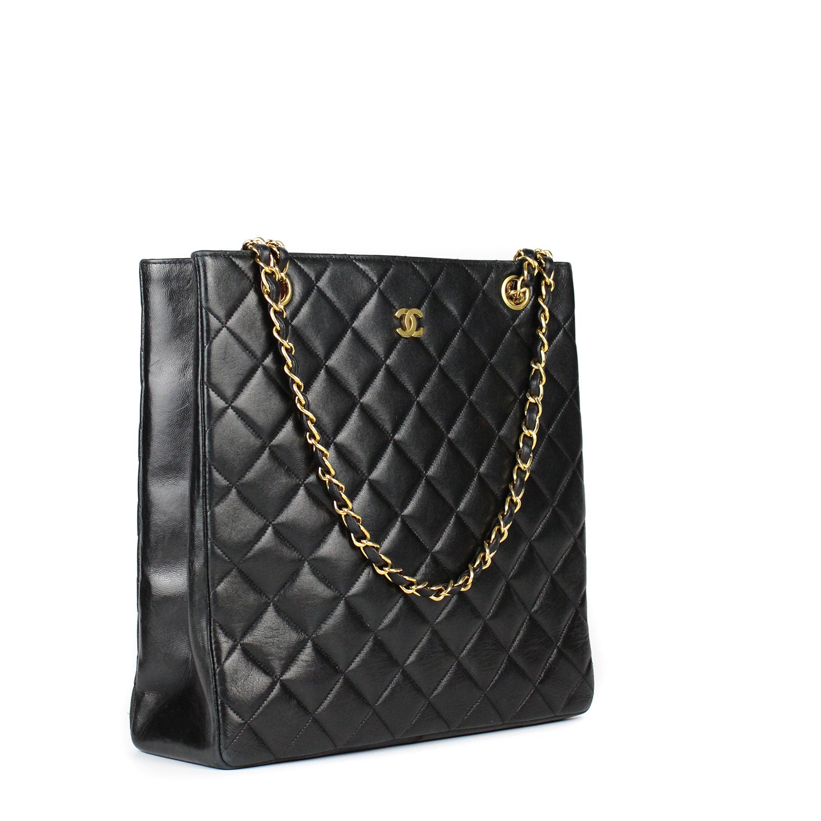 CHANEL - Sac cabas plat vintage