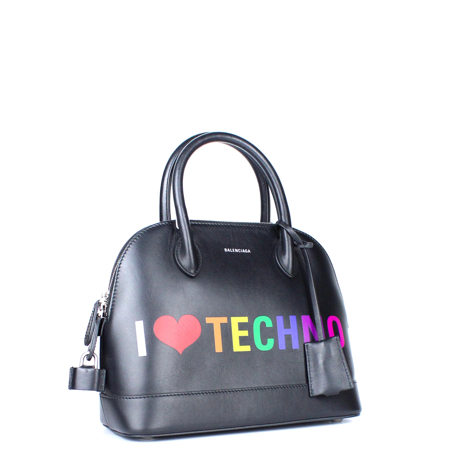 BALENCIAGA - “I LOVE TECHNO” City Bag