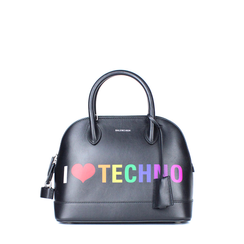 BALENCIAGA - Sac Ville "I LOVE TECHNO"