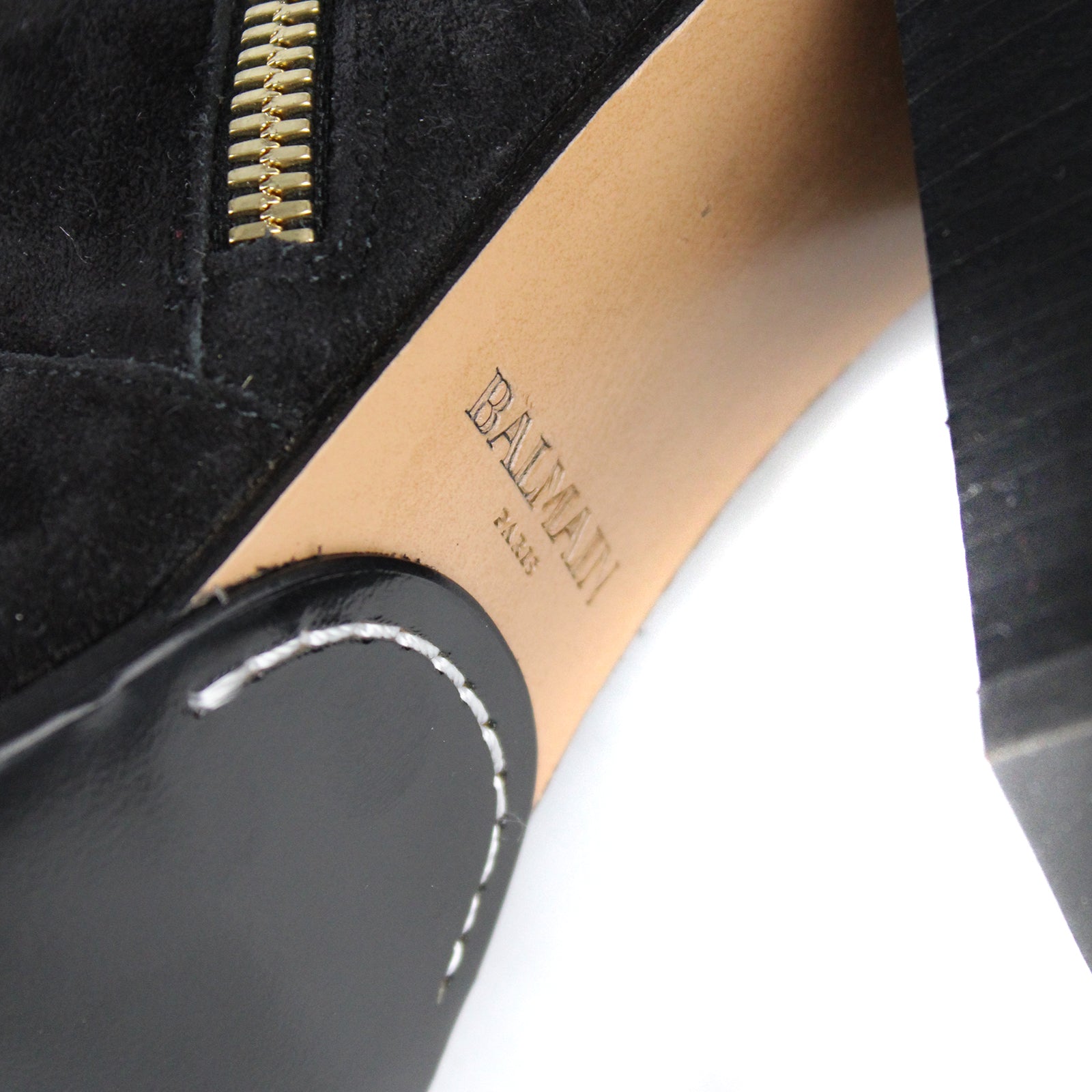 BALMAIN - Bottines en daim (T39)