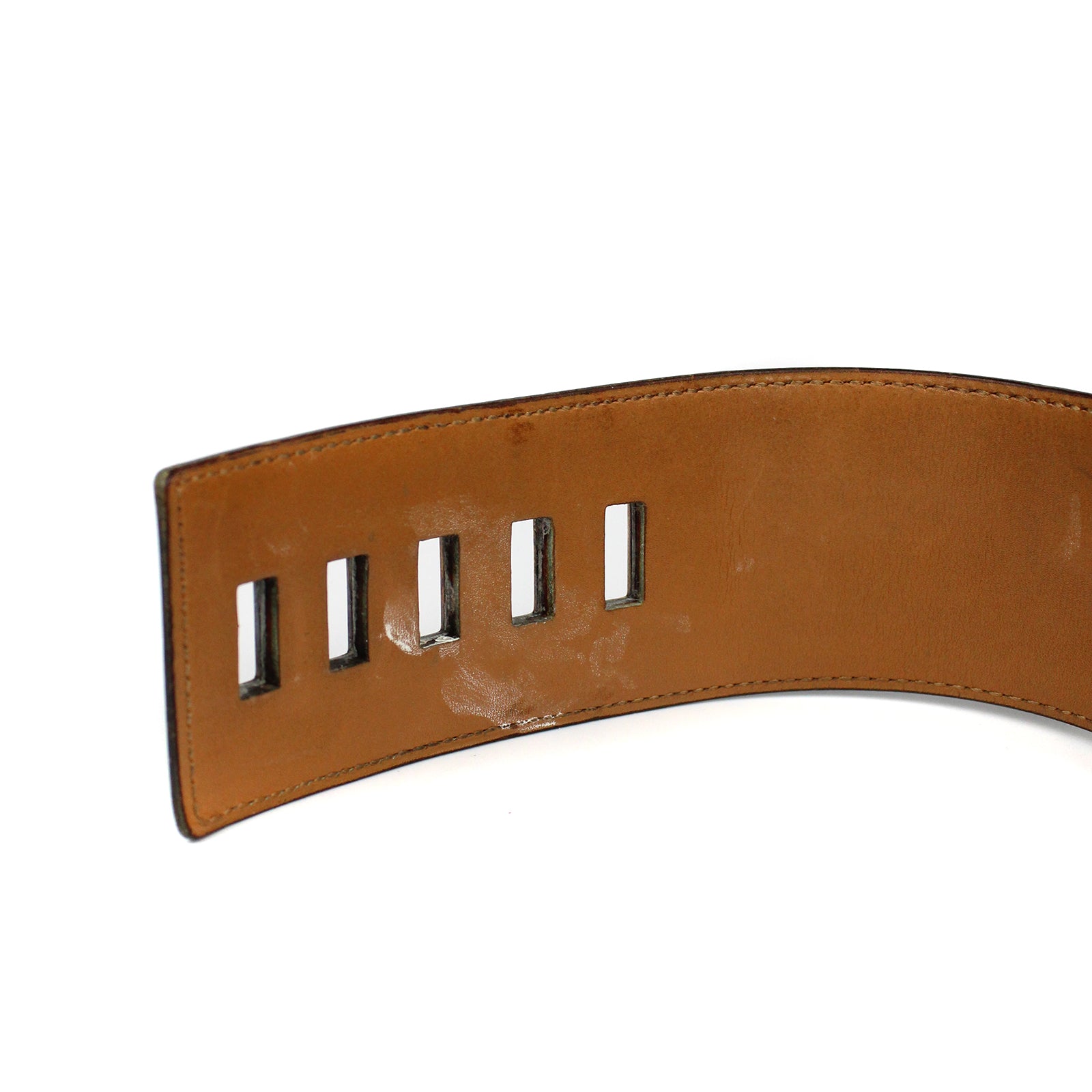 HERMÈS - Dog Collar Belt (T75)