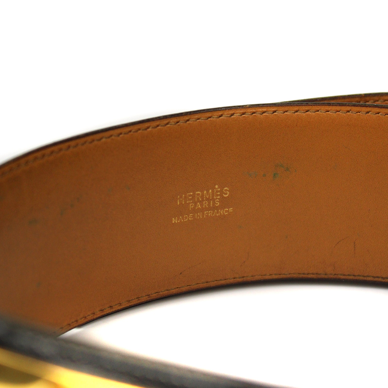 HERMÈS - Dog Collar Belt (T75)