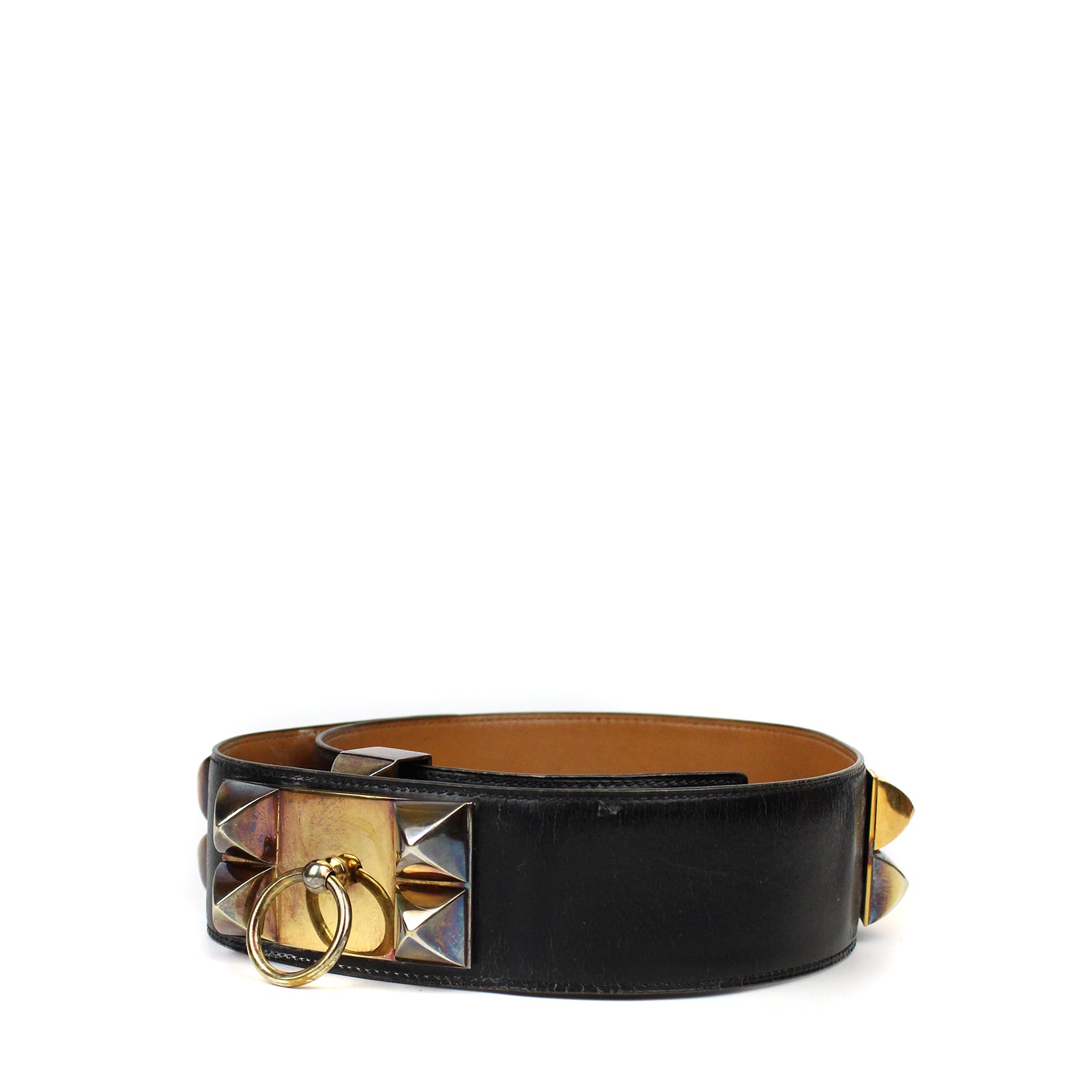 HERMÈS - Dog Collar Belt (T75)