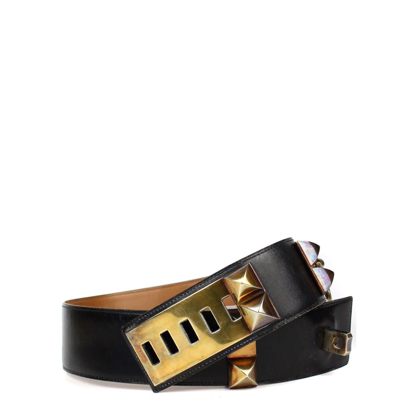 HERMÈS - Dog Collar Belt (T75)