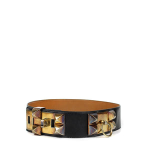 HERMÈS - Dog Collar Belt (T75)