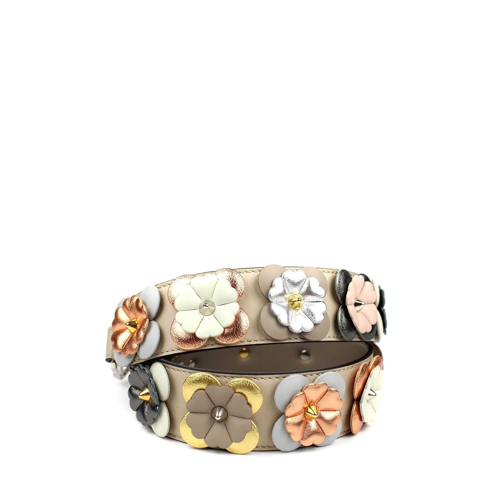 FENDI - Crossbody with leather flowers