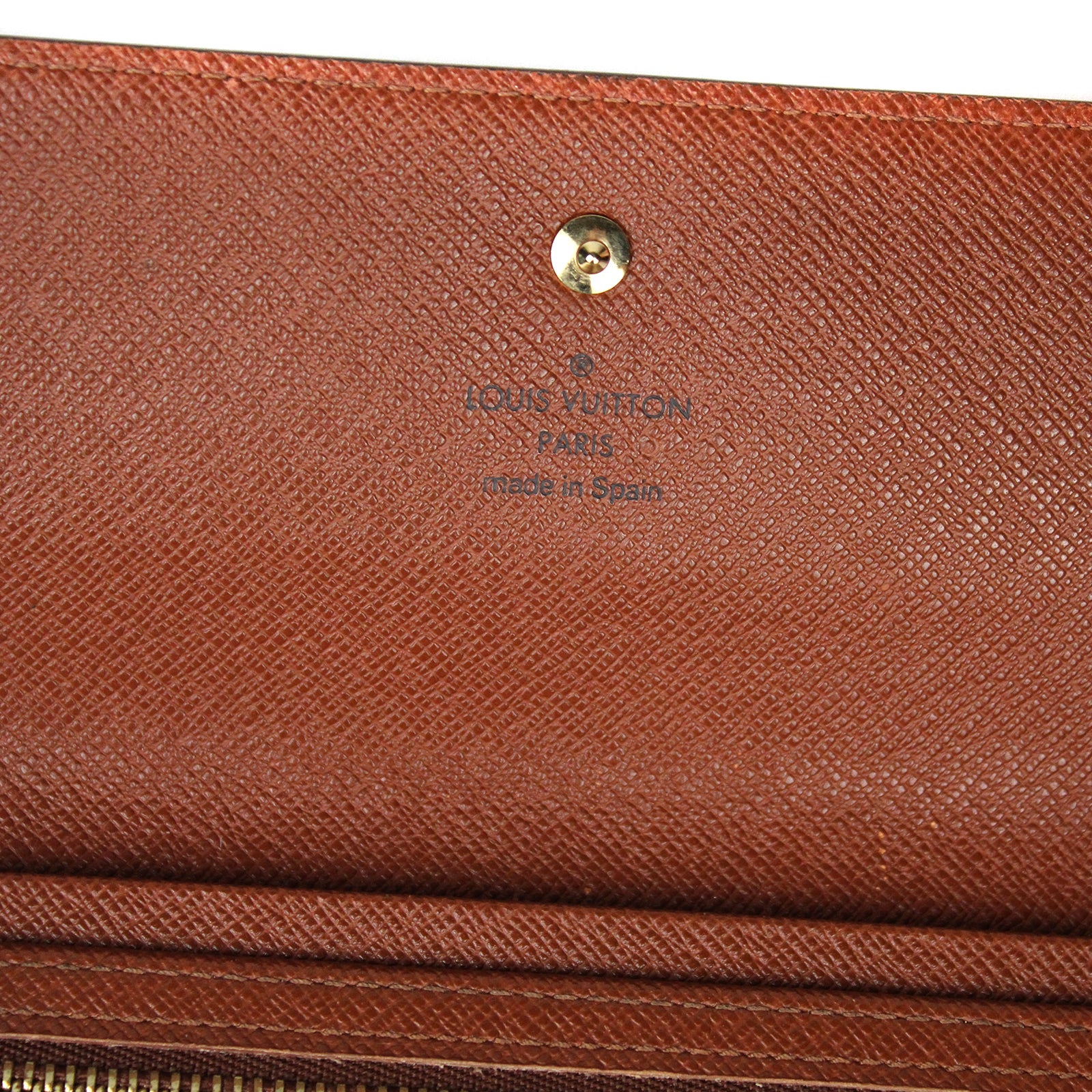 LOUIS VUITTON - Portefeuille Passeport monogramme