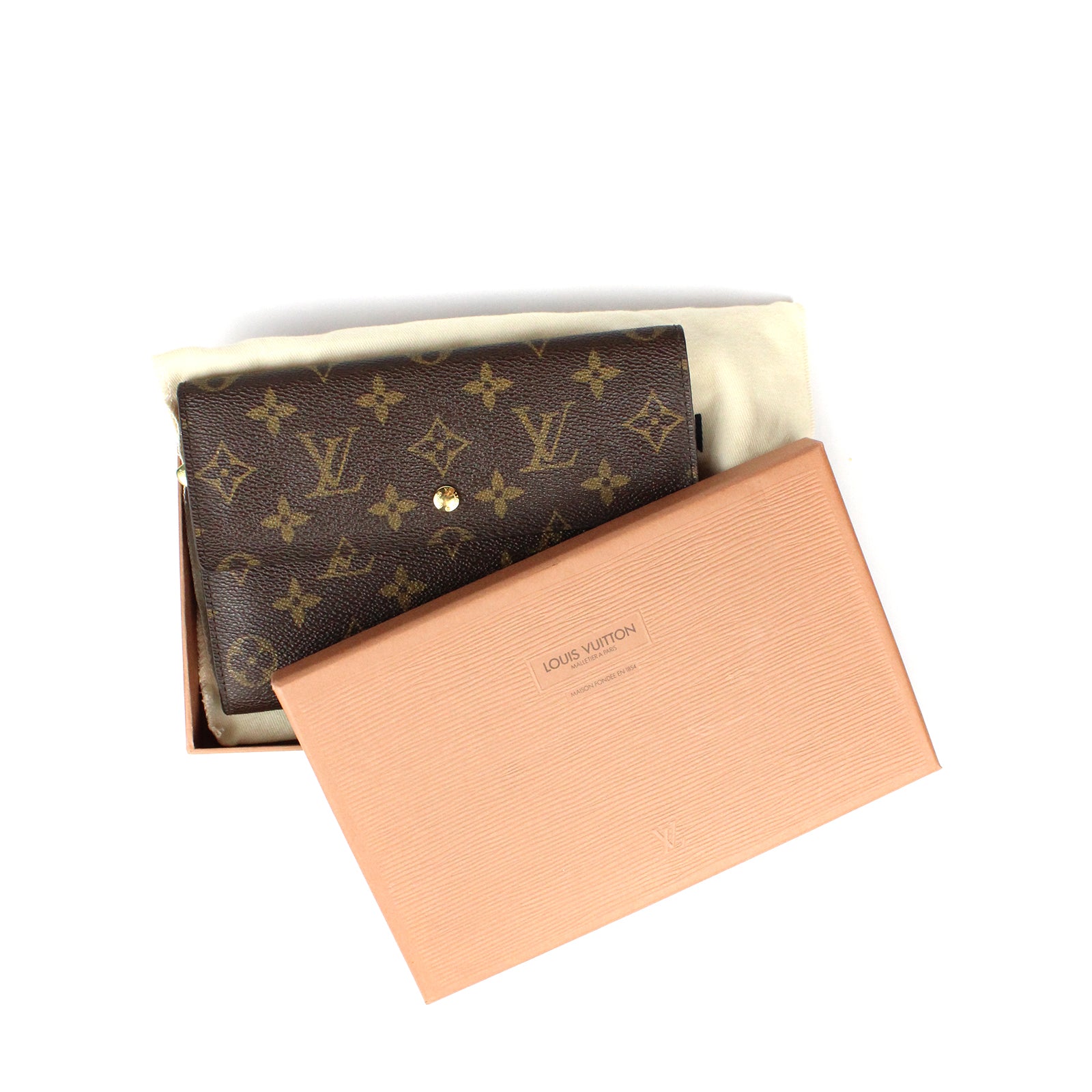 LOUIS VUITTON - Portefeuille Passeport monogramme
