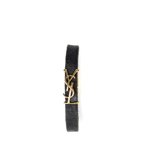 SAINT LAURENT - Opyum leather bracelet