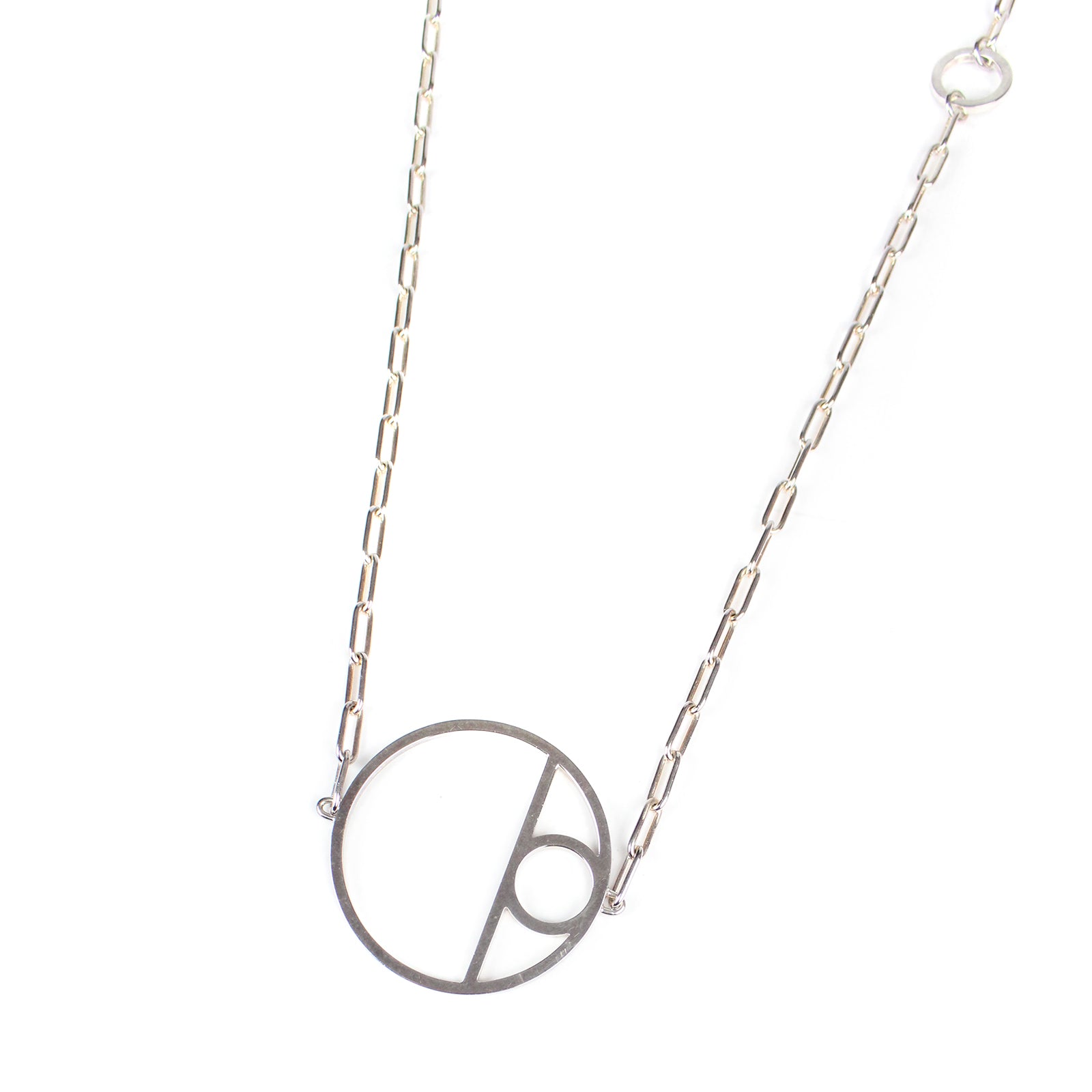 HERMÈS - Chaine d’Ancre long necklace in silver