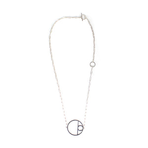 HERMÈS - Chaine d’Ancre long necklace in silver
