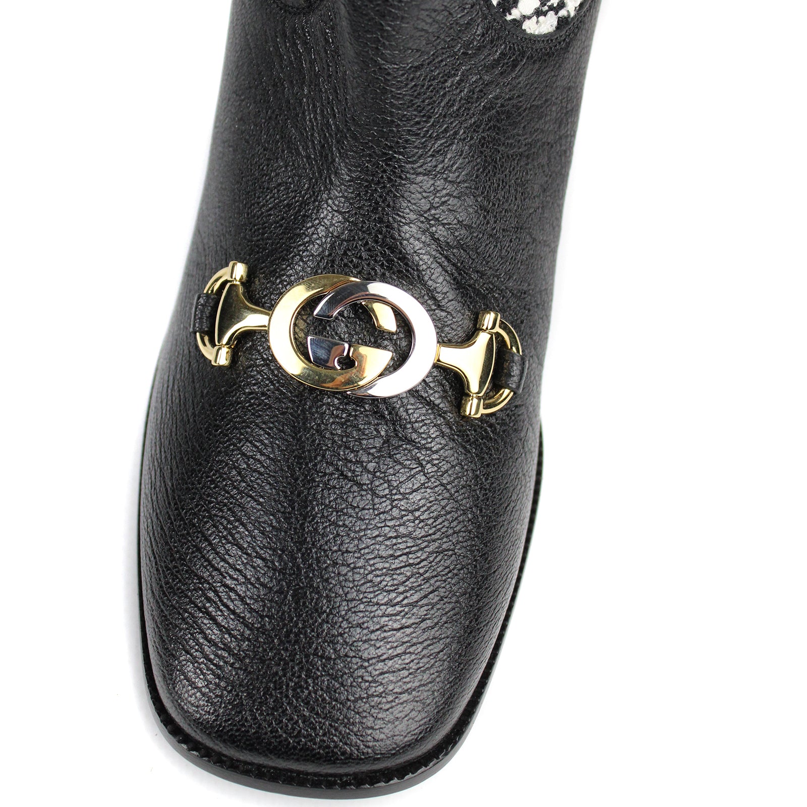 GUCCI - Bottes Zumi en tweed (T38,5)