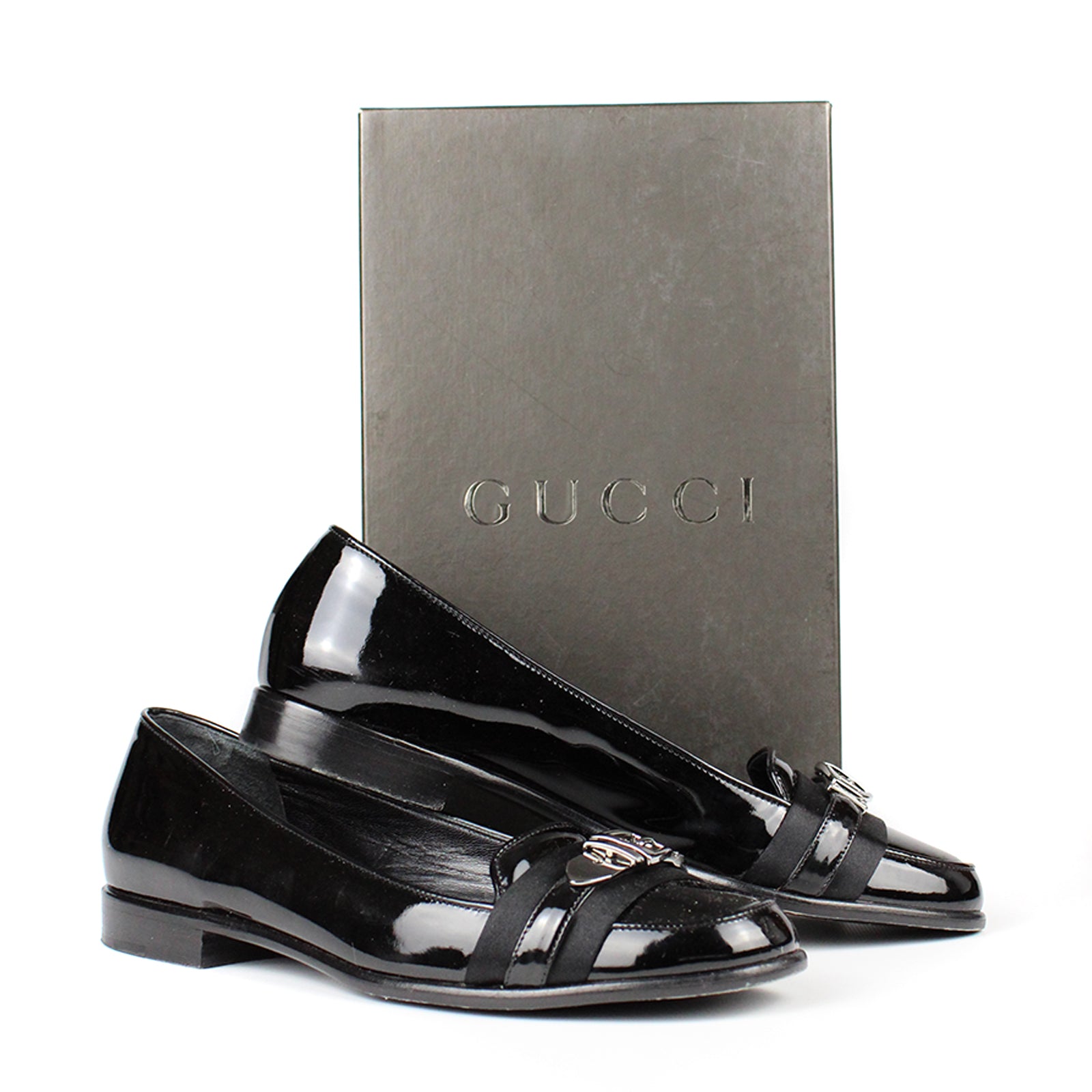 GUCCI - Loafers with buckle (T39)