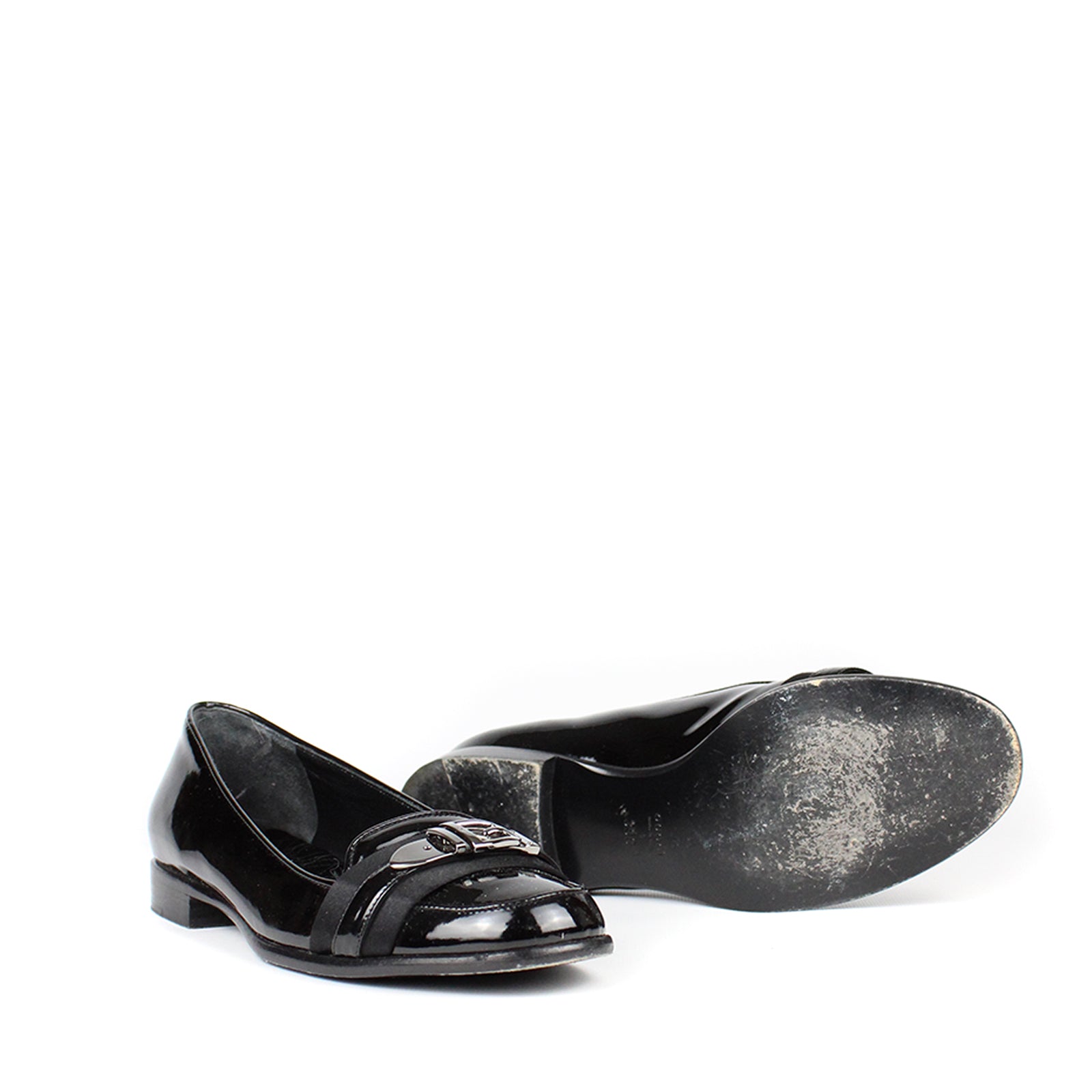 GUCCI - Loafers with buckle (T39)