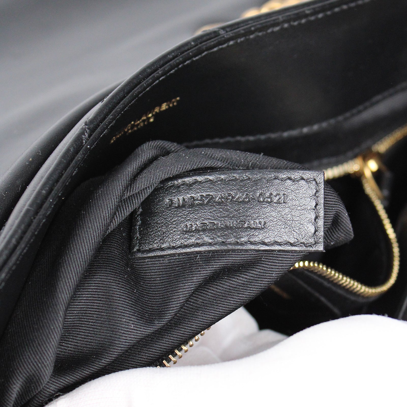 SAINT LAURENT - Loulou medium en cuir matelassé