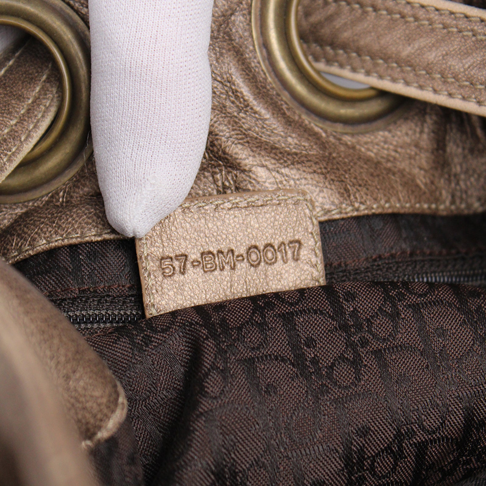 DIOR - Sac sceau cannage vintage