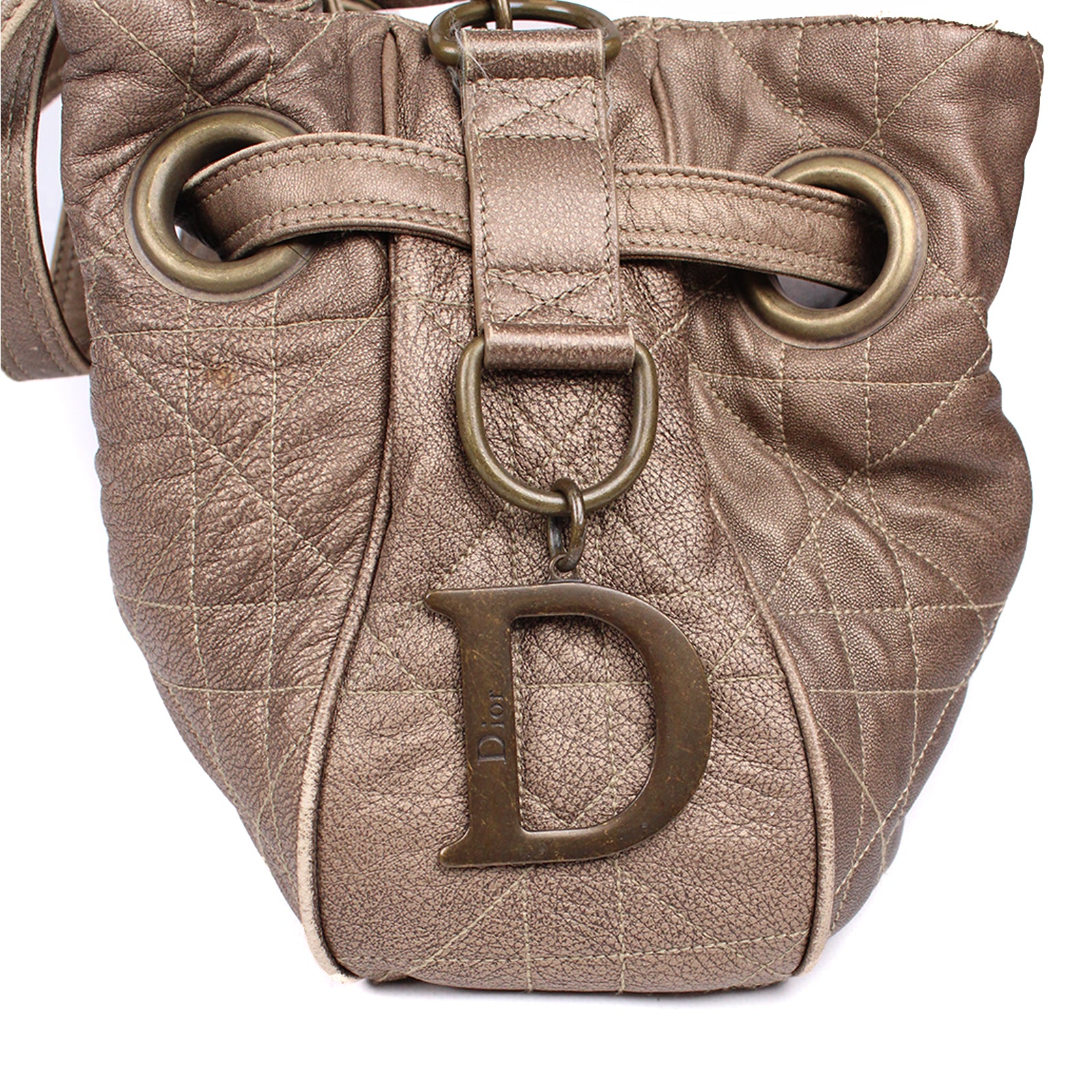 DIOR - Sac sceau cannage vintage