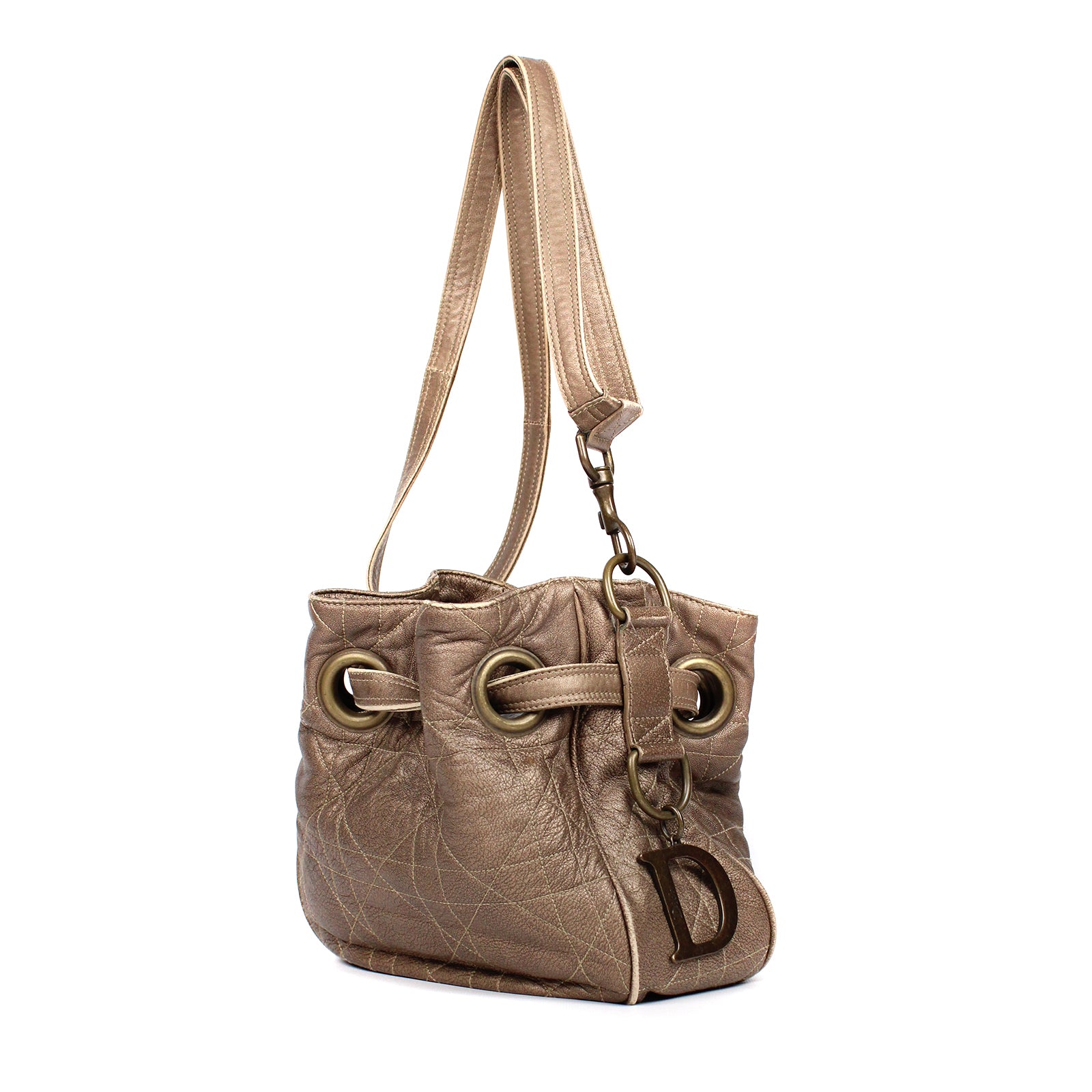 DIOR - Sac sceau cannage vintage