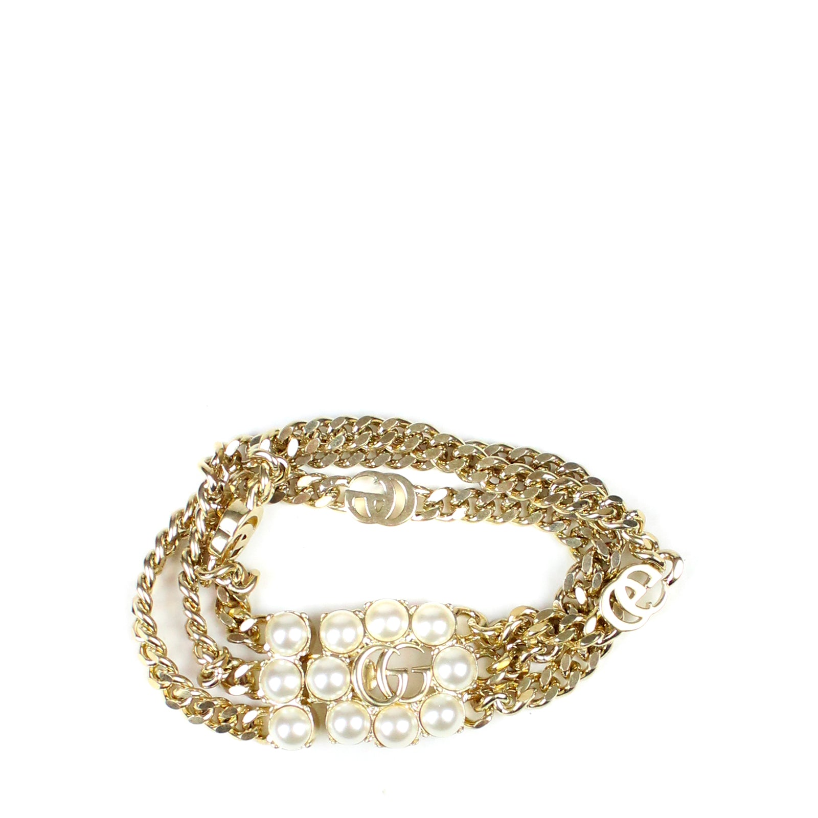 GUCCI - Triple chain bracelet