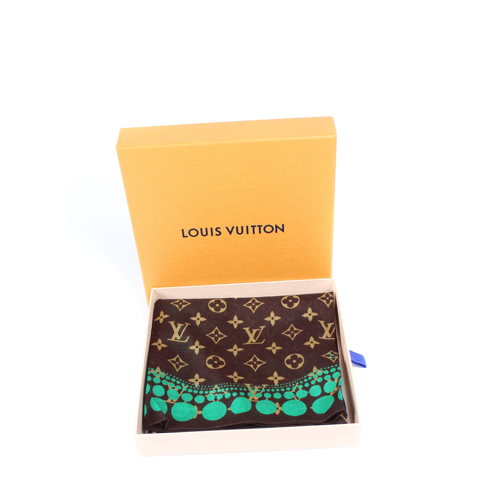 LOUIS VUITTON - Carré 45 in cotton LV x Yayoi Kusamai