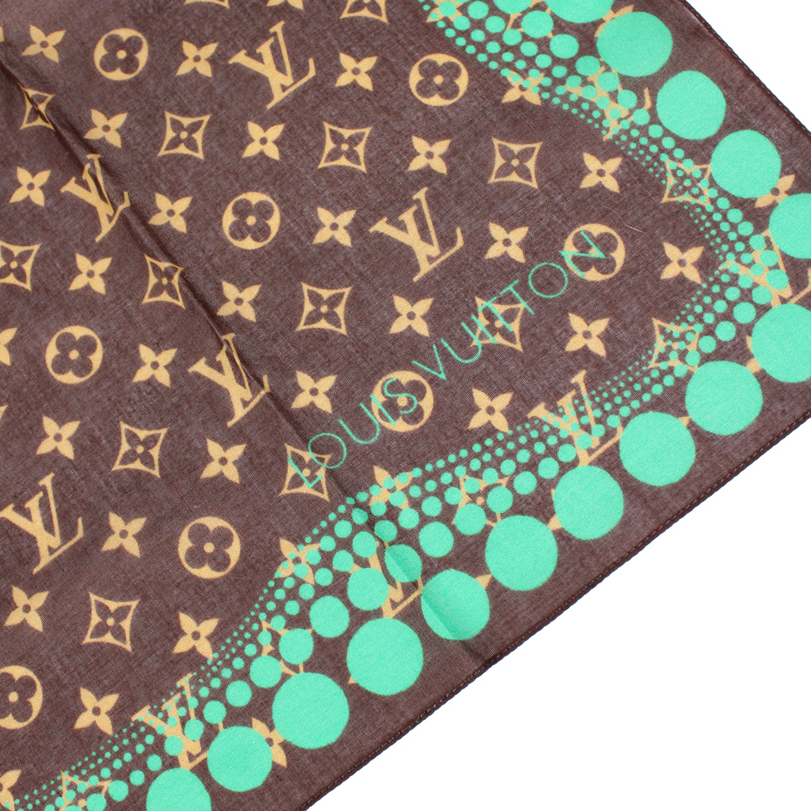LOUIS VUITTON - Carré 45 in cotton LV x Yayoi Kusamai