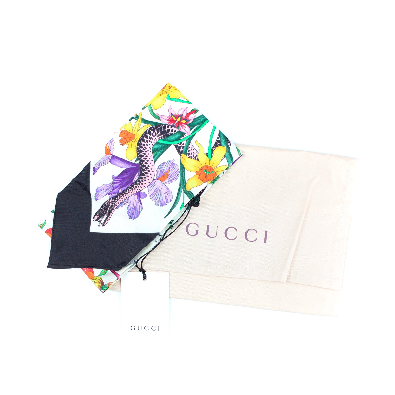 GUCCI - Wide silk twilly