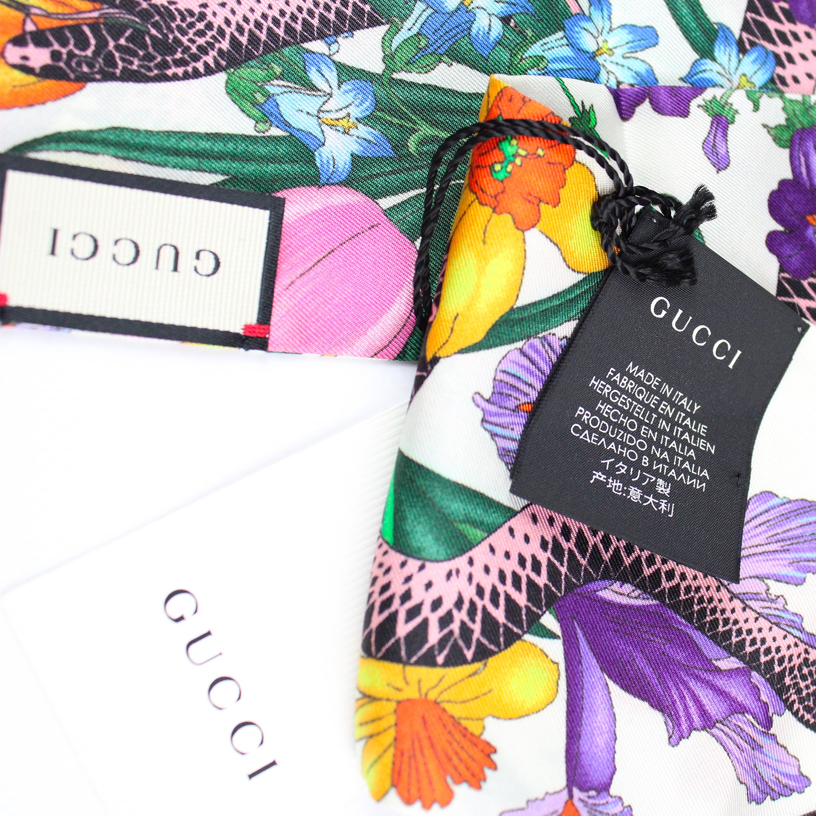 GUCCI - Wide silk twilly