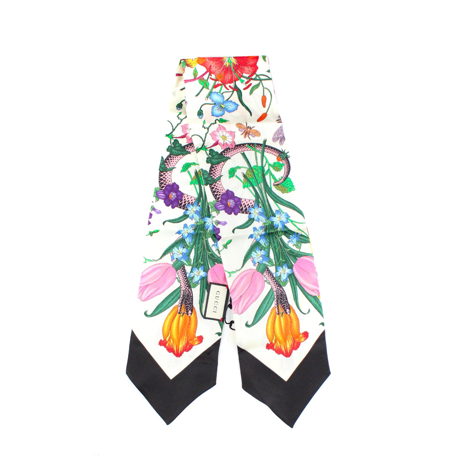 GUCCI - Wide silk twilly