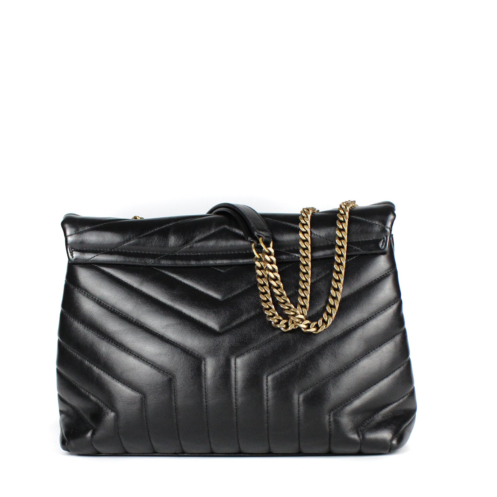 SAINT LAURENT - Loulou medium en cuir matelassé