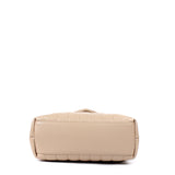SAINT LAURENT - Loulou small en cuir matelassé beige