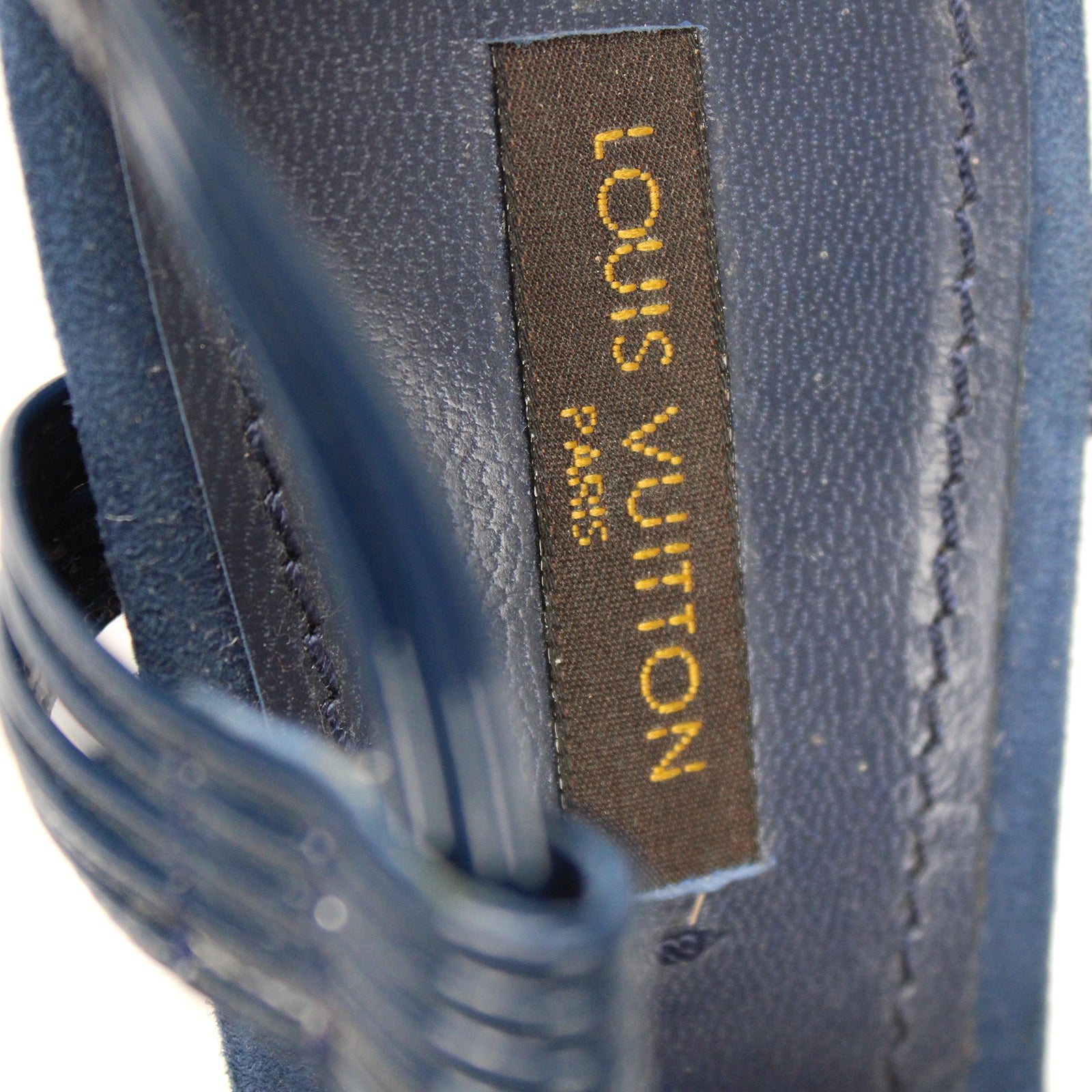 LOUIS VUITTON - Sandales à talon tressée (T39)