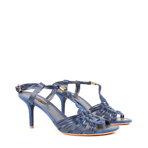 LOUIS VUITTON - Braided heel sandals (T39)