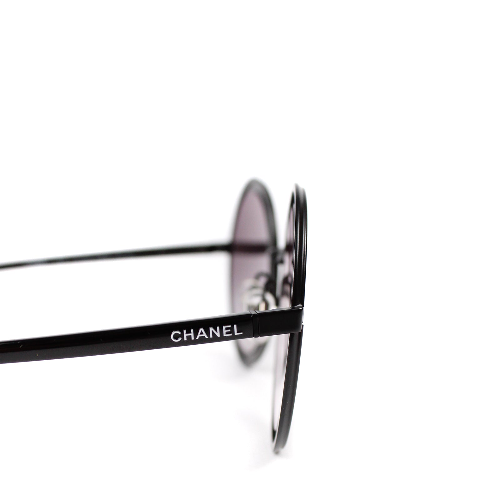 CHANEL - Lunettes de soleil rondes