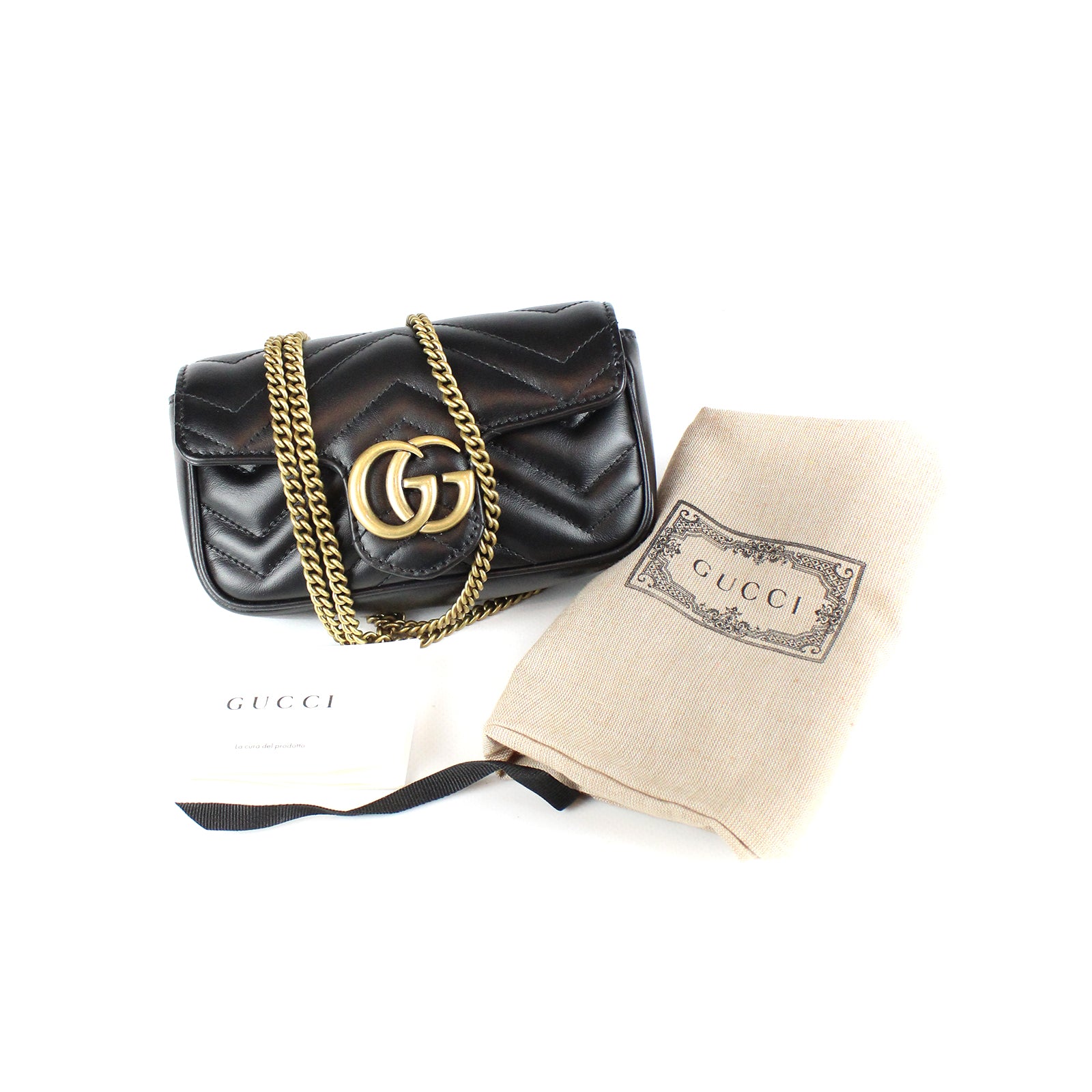 GUCCI - Sac super mini GG Marmont