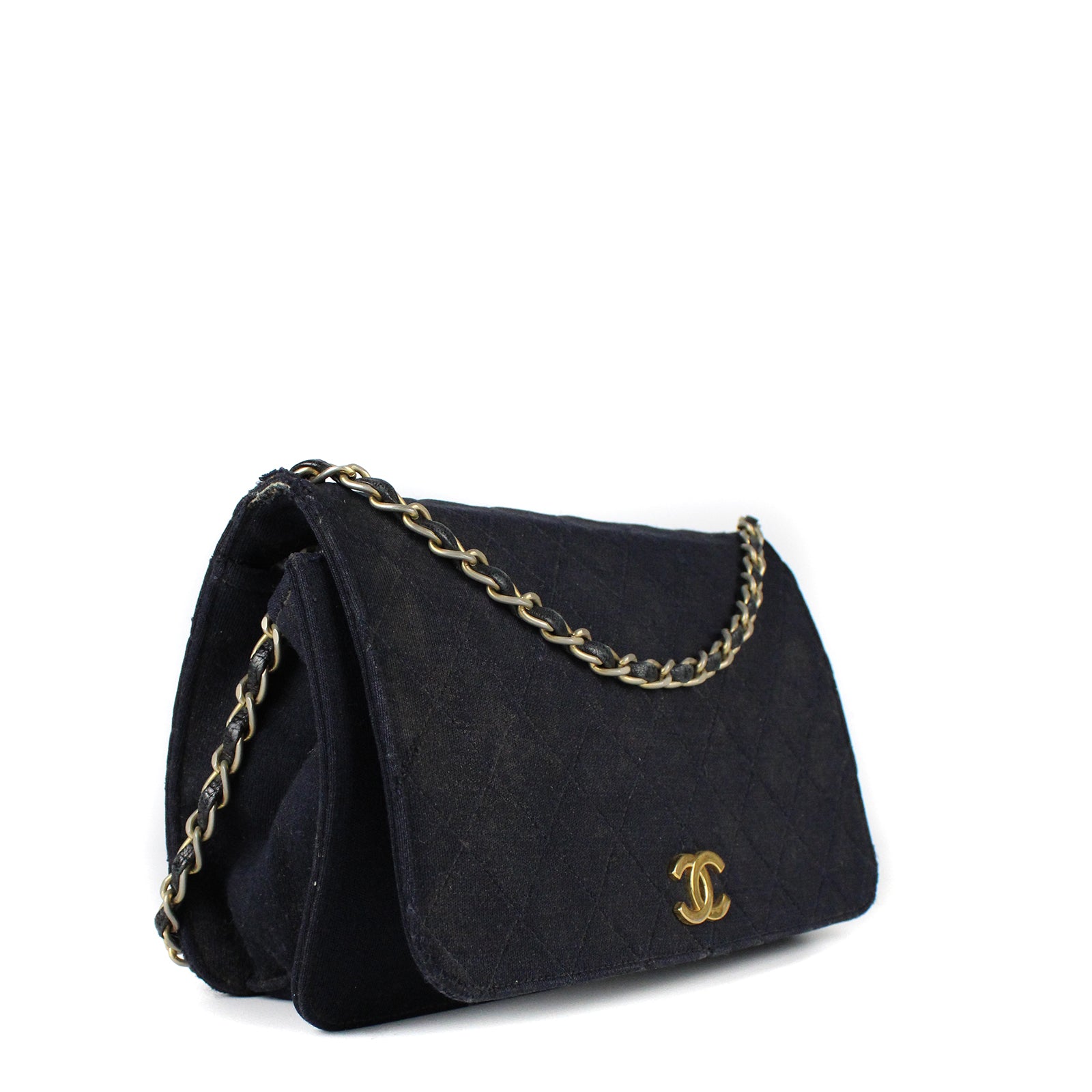 CHANEL - Sac vintage en toile