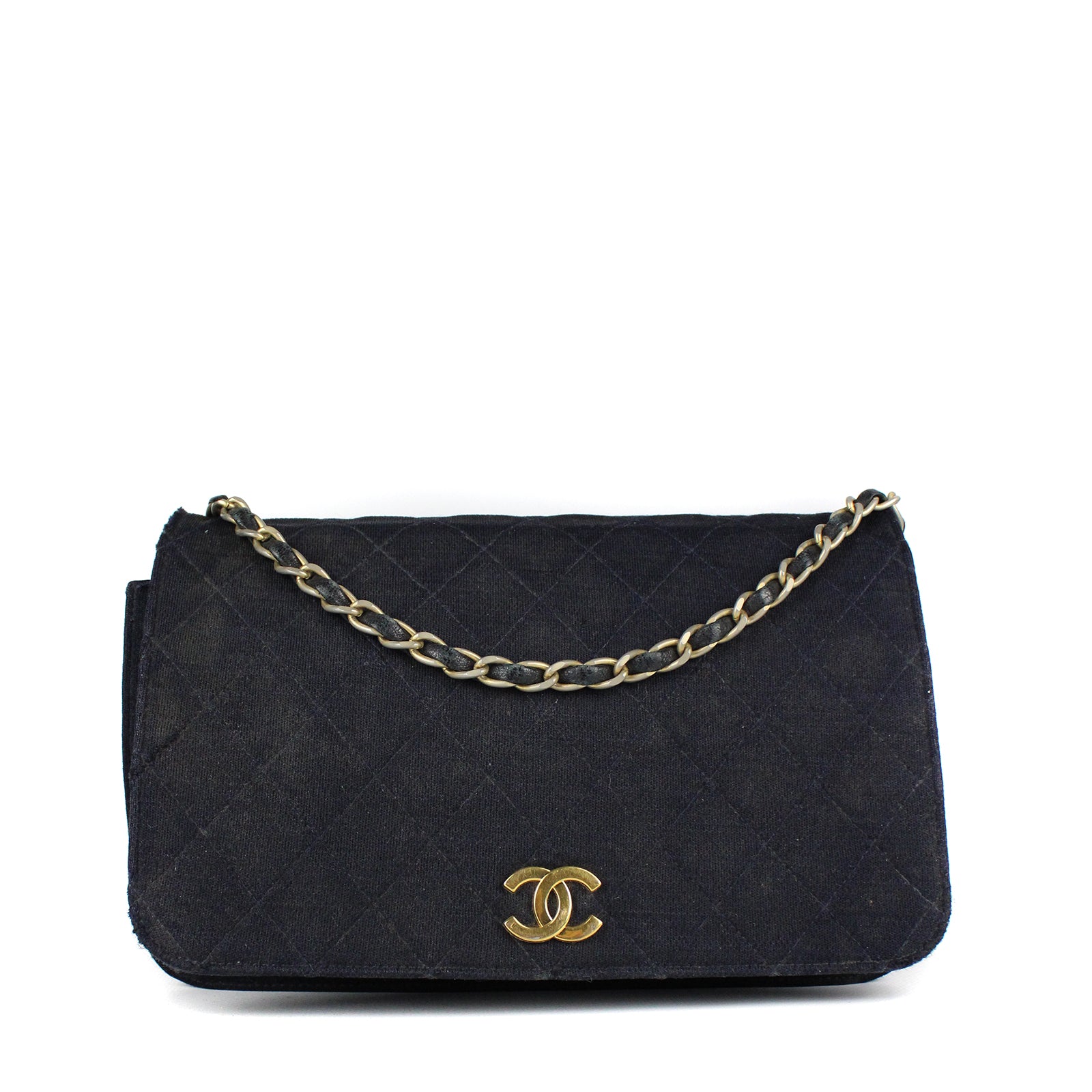 CHANEL - Sac vintage en toile