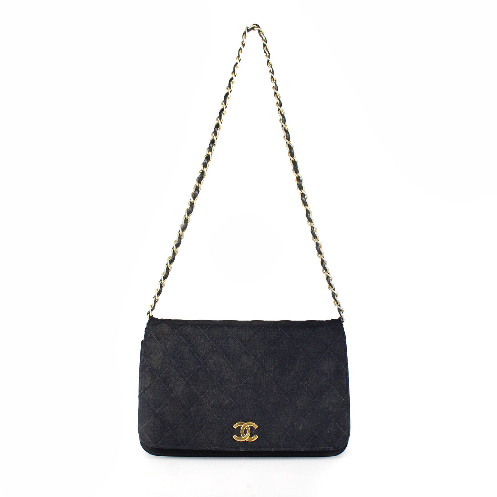 CHANEL - Sac vintage en toile