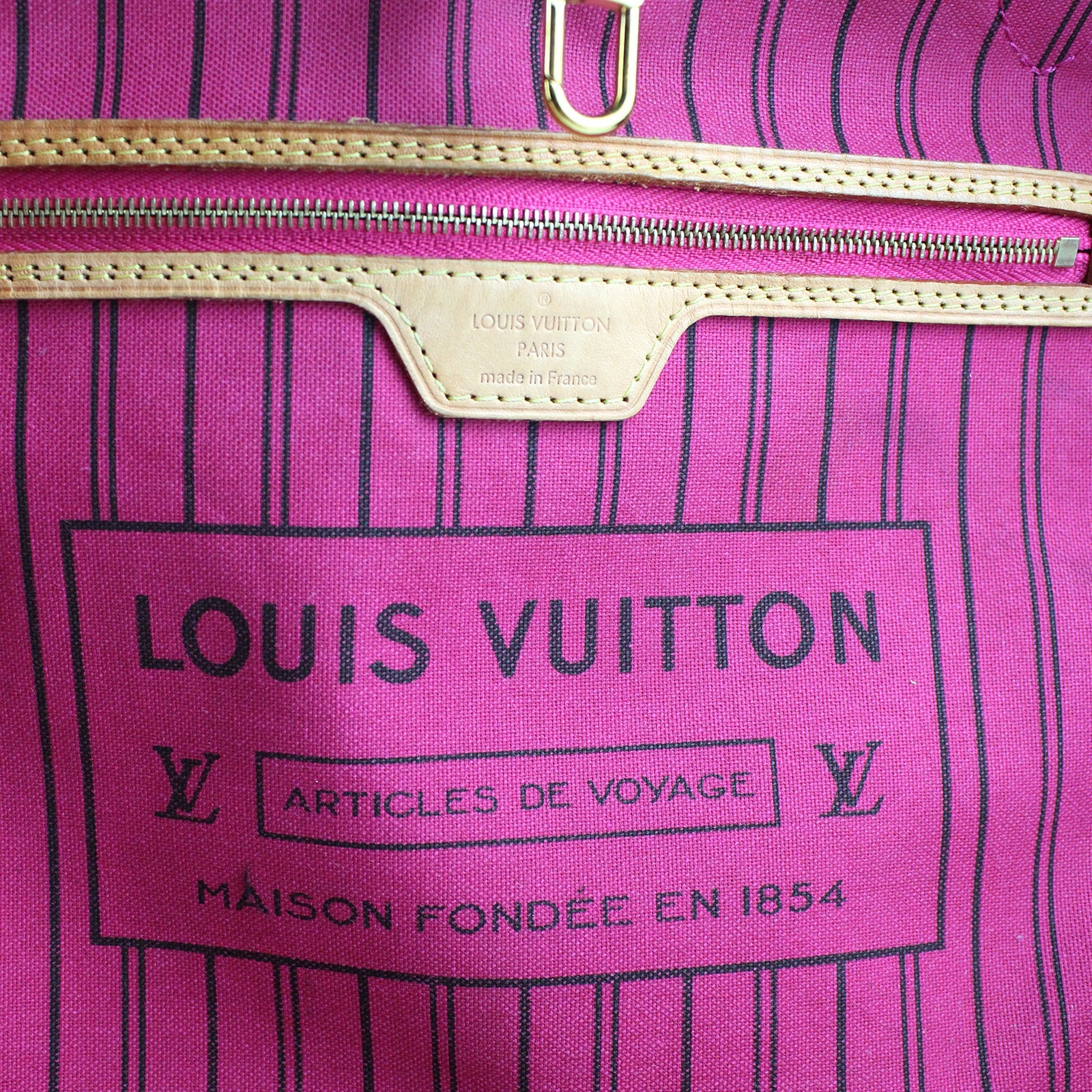 LOUIS VUITTON - Sac cabas Neverfull moyen