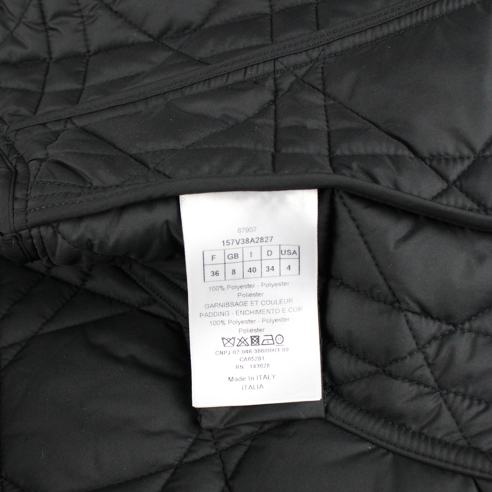 DIOR - Macrocannage Bar Jacket (T36)