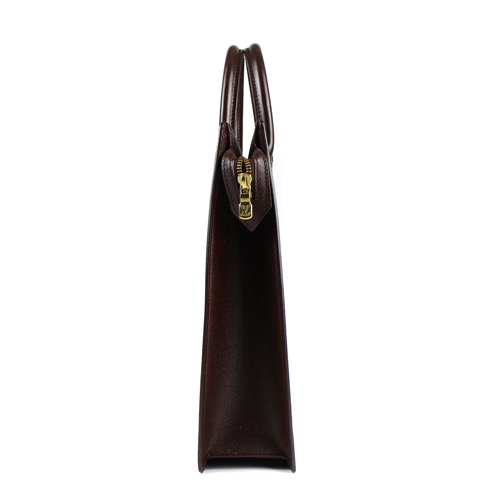 LOUIS VUITTON - Sac cabas plat damier ébène