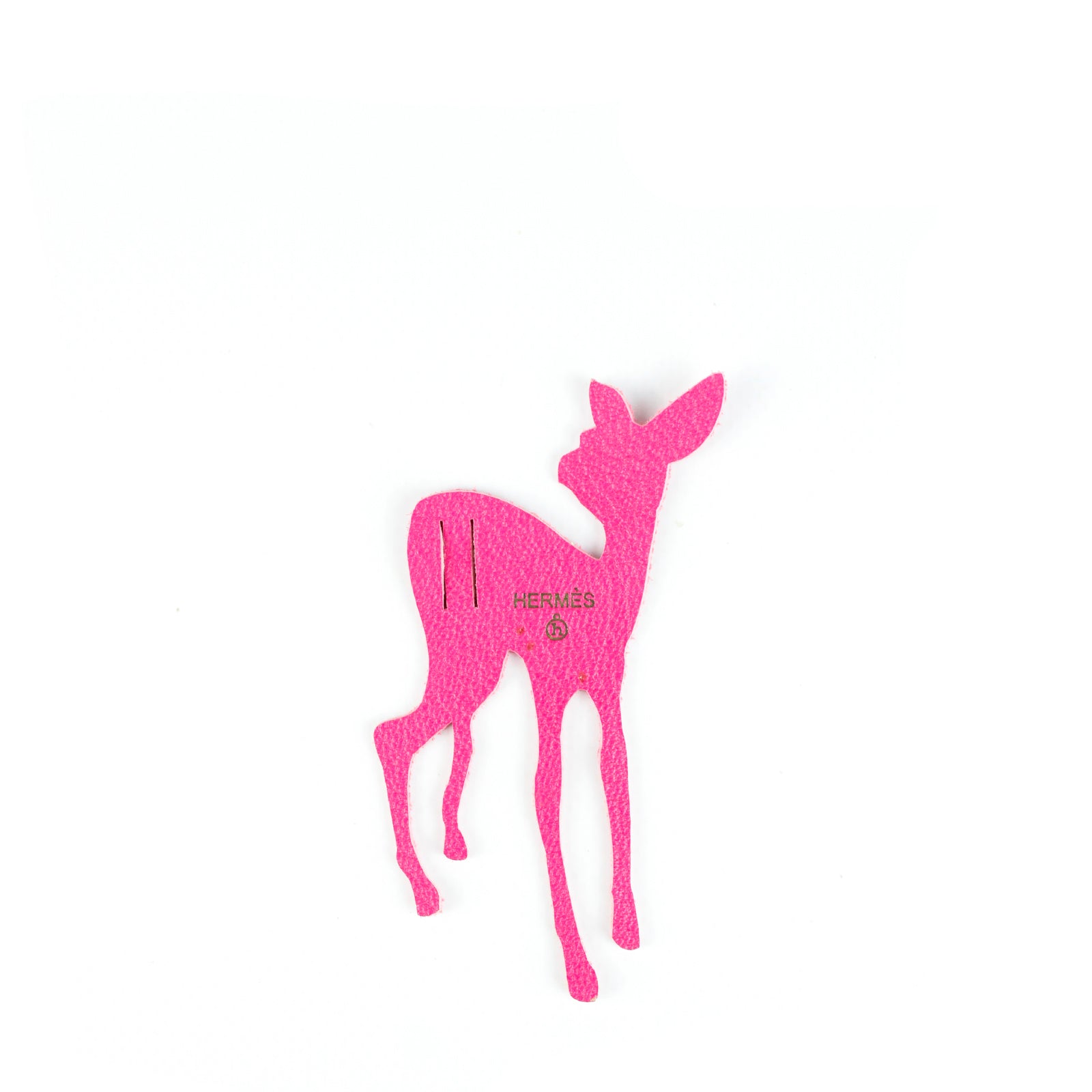 HERMÈS - Bijoux de sac Petit H Biche