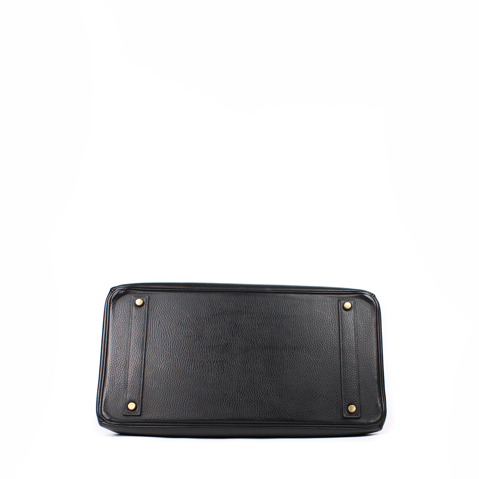 HERMÈS - Birkin 40 in black togo leather 