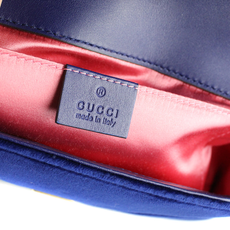 GUCCI - Sac à épaule GG Marmont small en velours