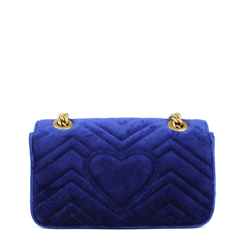 GUCCI - Sac à épaule GG Marmont small en velours